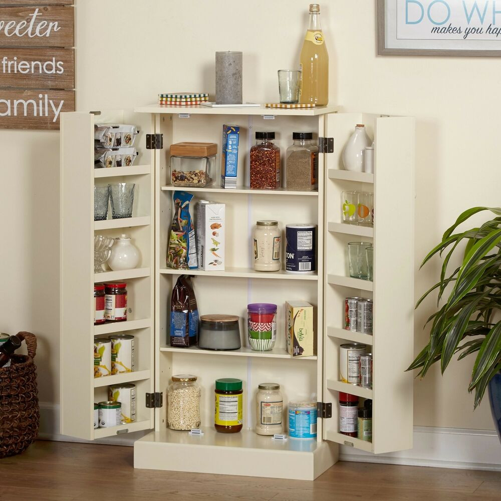 Best ideas about Kitchen Pantry Organizers
. Save or Pin White Kitchen Pantry Cupboard Storage Cabinet Tall Now.