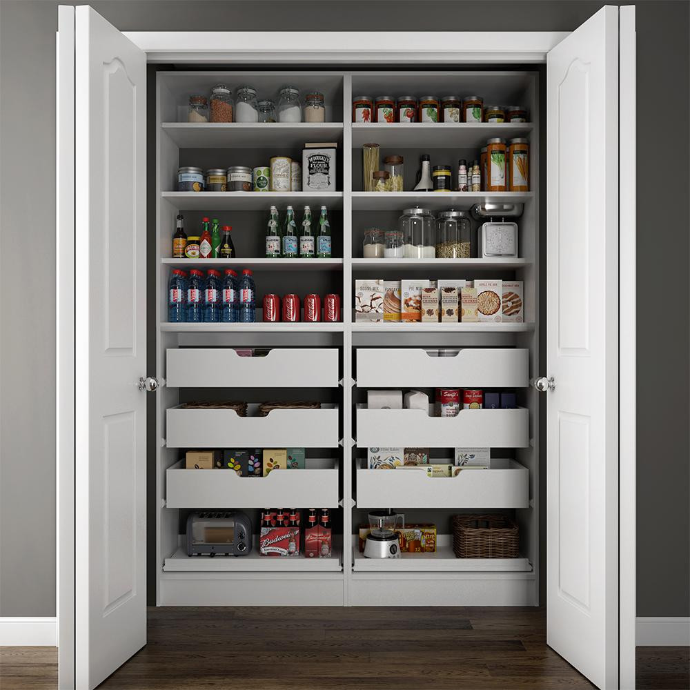 Best ideas about Kitchen Pantry Organizers
. Save or Pin Modifi 60 in W x 15 in D x 84 in H Dual Wood Pantry Now.