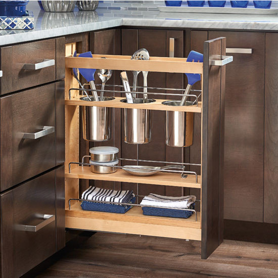 Best ideas about Kitchen Shelf Organizer
. Save or Pin Base Cabinet Pullout Utensil Organizer with Blumotion Soft Now.