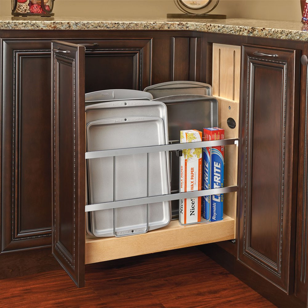Best ideas about Kitchen Shelf Organizer
. Save or Pin Rev A Shelf 447 Tray Divider Foil & Wrap Organizer Soft Now.
