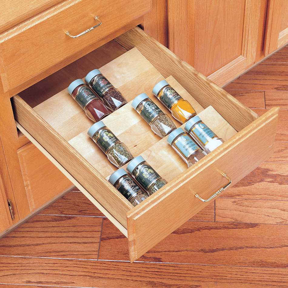 Best ideas about Kitchen Shelf Organizer
. Save or Pin Rev A Shelf Wood Spice Tray Insert Drawer Organizer Now.