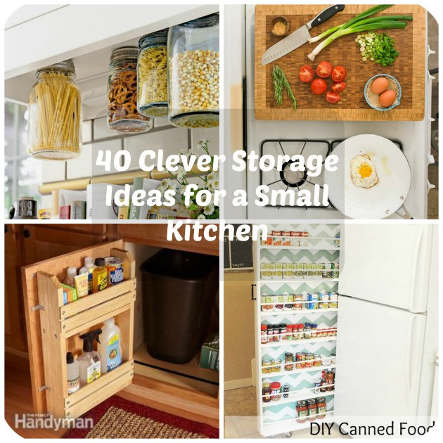 Best ideas about Kitchen Storage Ideas For Small Kitchens
. Save or Pin 40 Clever Storage Ideas for a Small Kitchen Now.