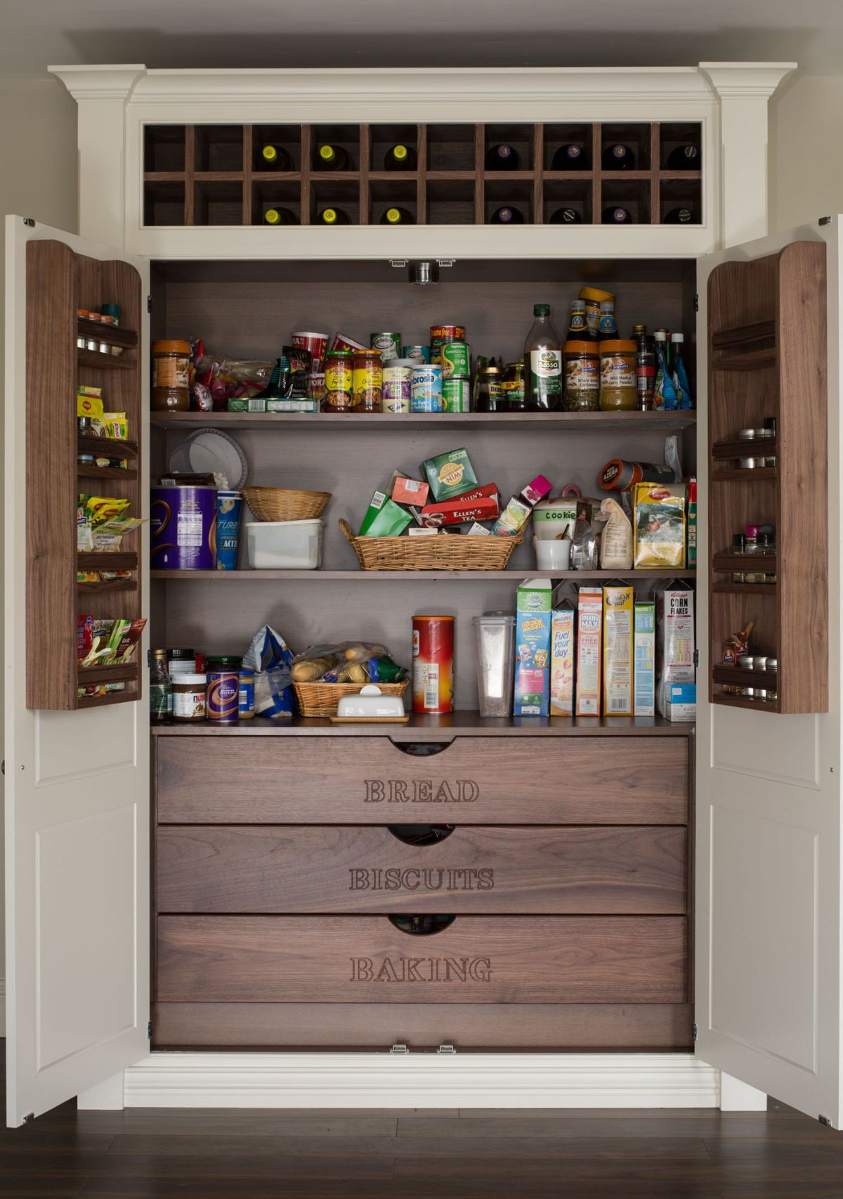 Best ideas about Kitchen Storage Pantry
. Save or Pin 15 Kitchen Pantry Ideas With Form And Function Now.