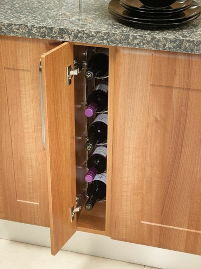 Best ideas about Kitchen Wine Rack
. Save or Pin Kitchen Unit Bottle Wine Rack Fixed 150mm Width Chrome Now.