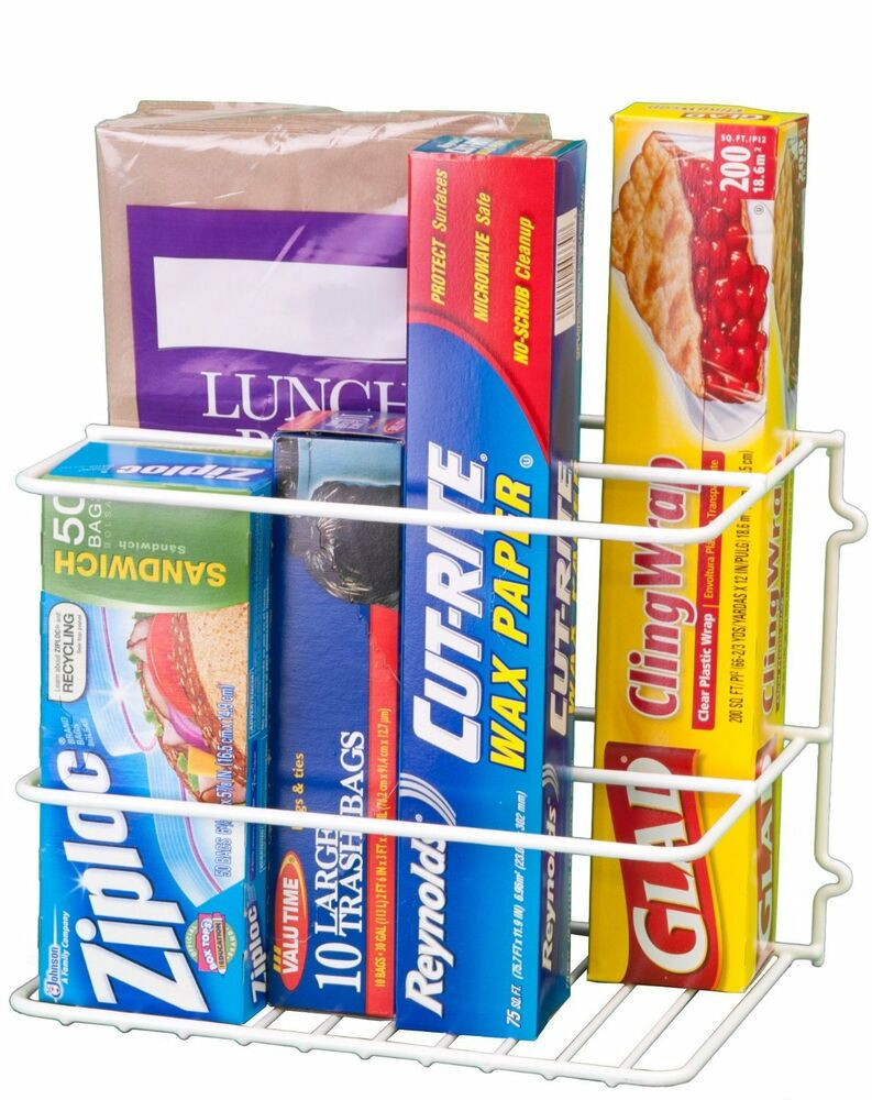 Best ideas about Kitchen Wrap Organizer
. Save or Pin Deluxe Wrap Rack Aluminum Foil Storage Wall Mount Kitchen Now.