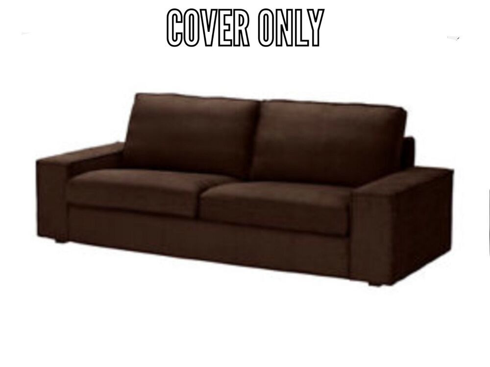 Best ideas about Kivik Sofa Cover
. Save or Pin Ikea Kivik 3 Seat Sofa Cover ONLY Tullinge Dark Brown Now.