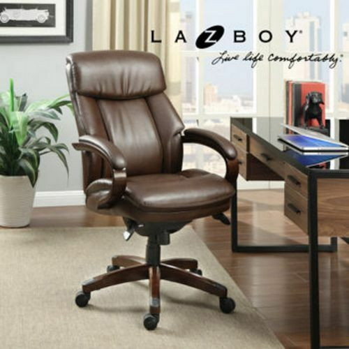 Best ideas about La Z Boy Office Chair
. Save or Pin La Z Boy Executive Leather fice Chair Chestnut Brown Now.