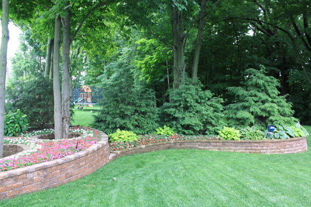 Best ideas about Landscape Around Trees
. Save or Pin Evergreen screen Traditional Landscape Grand Rapids Now.