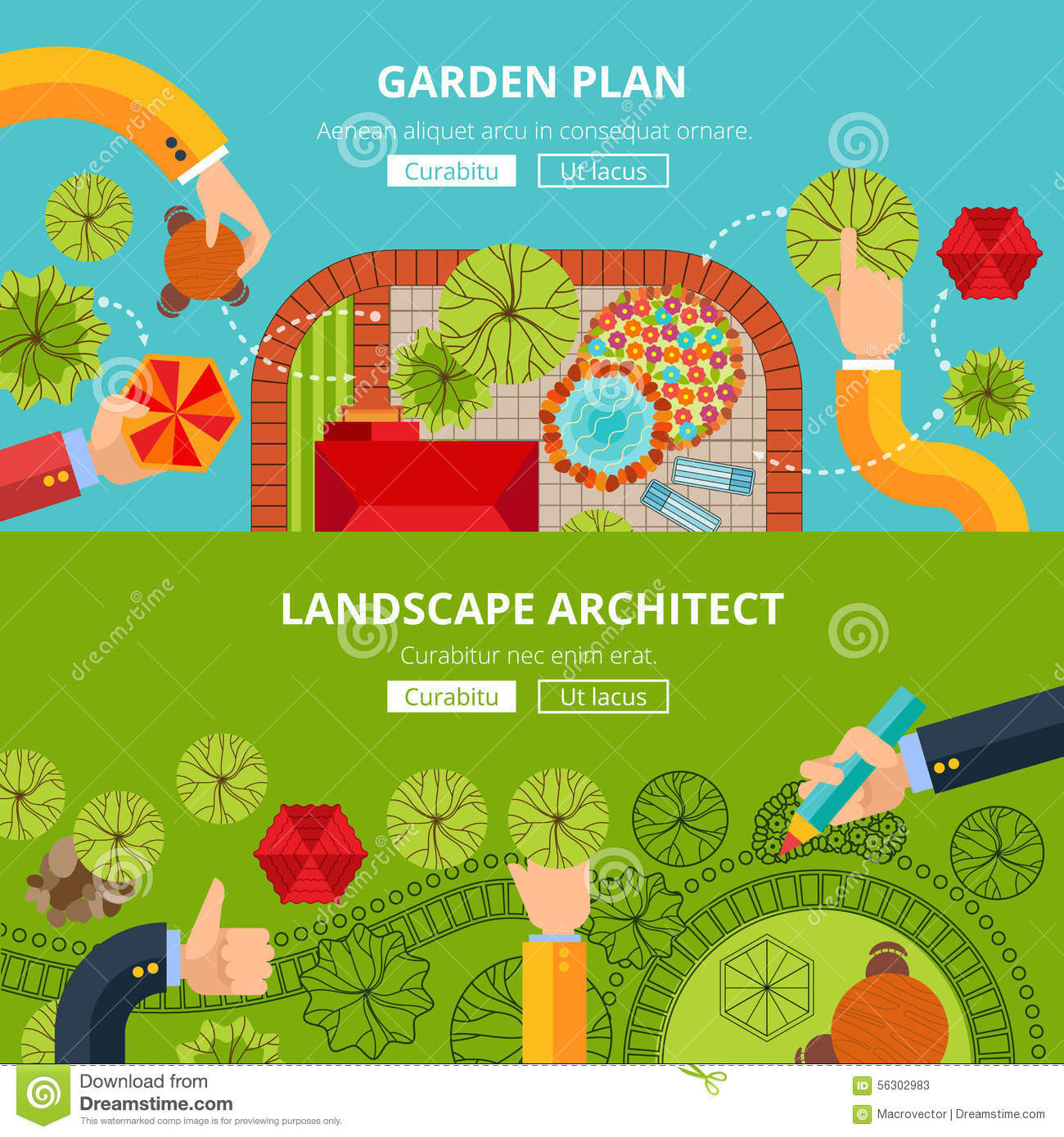 Best ideas about Landscape Design Tool
. Save or Pin Landscape Garden Design Concept Poster Stock Vector Now.