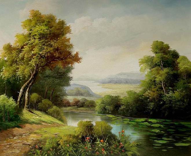 Best ideas about Landscape Paintings By Famous Artists
. Save or Pin 50 Beautiful and Realistic Oil Paintings from around the world Now.