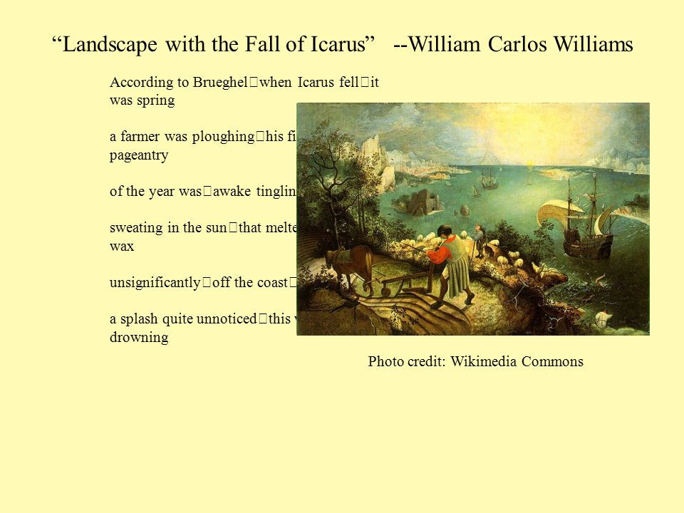 Best ideas about Landscape With The Fall Of Icarus Poem
. Save or Pin Ovid and Later Poets Exploring the plex psychology of Now.