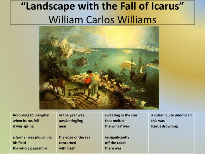 Best ideas about Landscape With The Fall Of Icarus Poem
. Save or Pin PPT Literary Device Allusion PowerPoint Presentation Now.