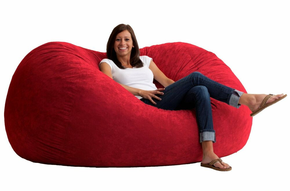Best ideas about Large Bean Bag Chair
. Save or Pin Soft Red Bean Bag Beanbag Chair Huge 7 Adult Size Now.