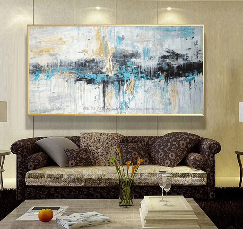 Best ideas about Large Canvas Wall Art
. Save or Pin Abstract art painting modern wall art canvas pictures Now.