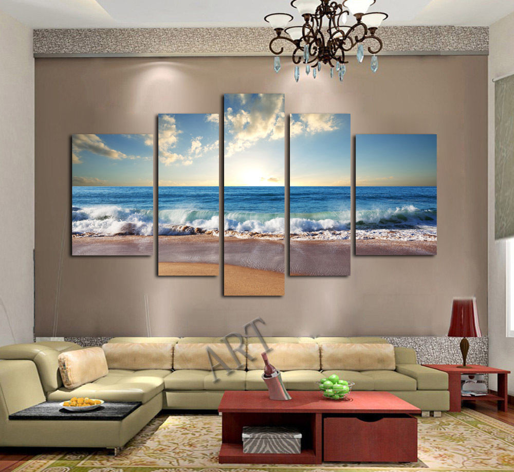 Best ideas about Large Canvas Wall Art
. Save or Pin FRAMED Canvas Print Home Decor Wall Art Seascape Now.