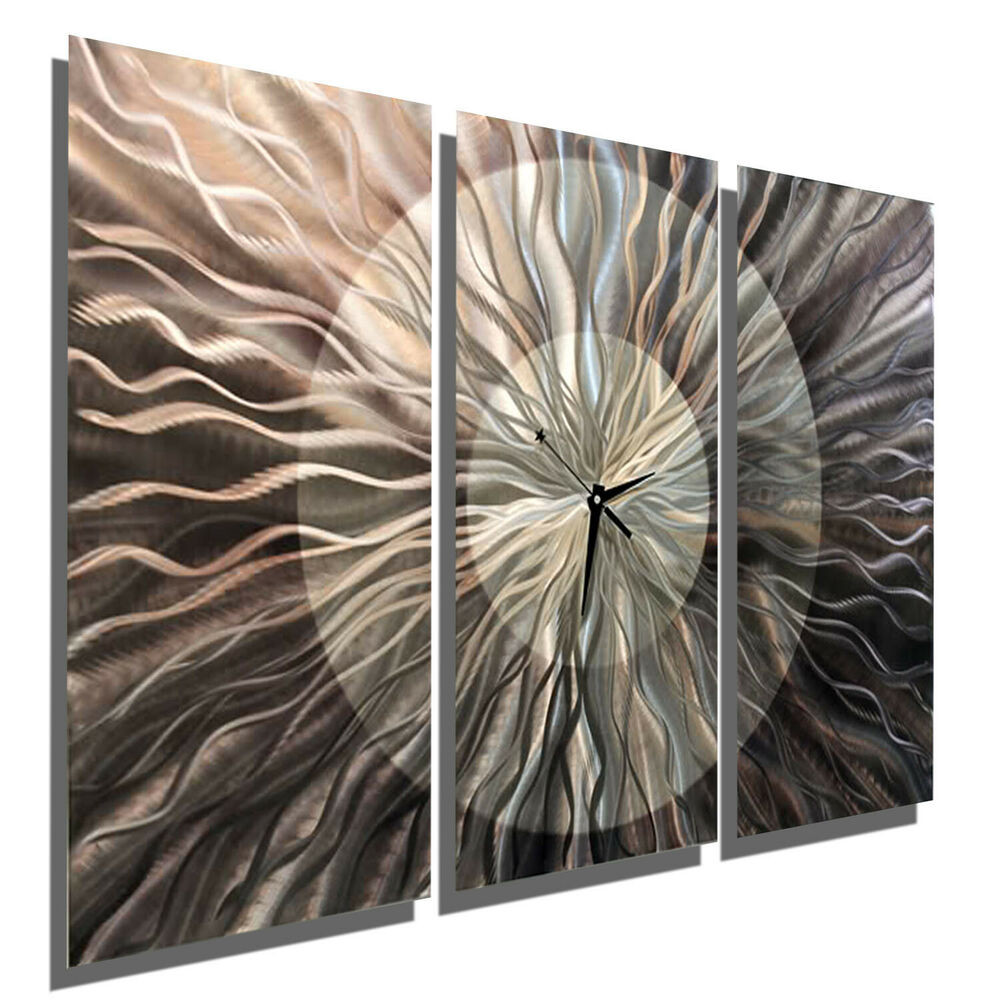 Best ideas about Large Metal Wall Art
. Save or Pin Metal Wall Clock Contemporary Wall Art Sculpture Now.