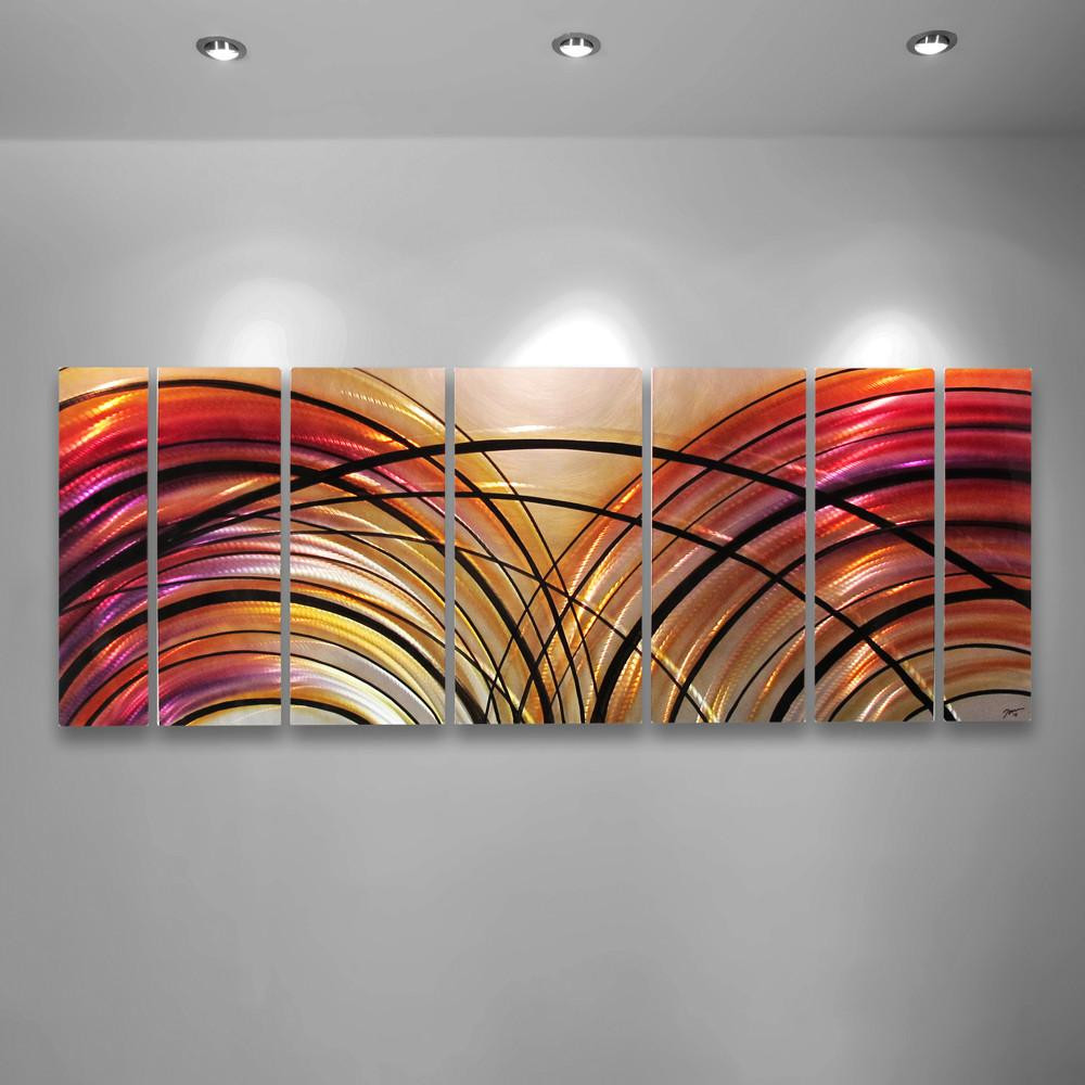 Best ideas about Large Metal Wall Art
. Save or Pin "Eruption" 68"x24" Modern Abstract Metal Wall Art Now.