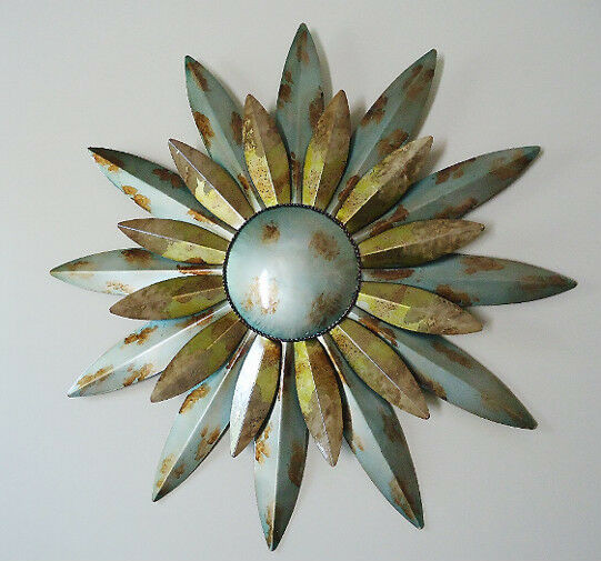 Best ideas about Large Outdoor Metal Wall Art
. Save or Pin Aqua Sunburst Sun Metal Wall Art Decor Celestial Indoor Now.