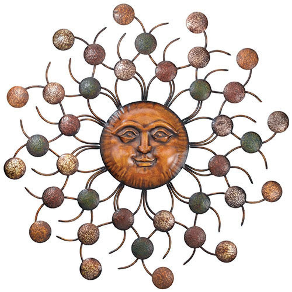 Best ideas about Large Outdoor Metal Wall Art
. Save or Pin Sun Face Circles Wall Art Sculpture Metal Sunburst Now.