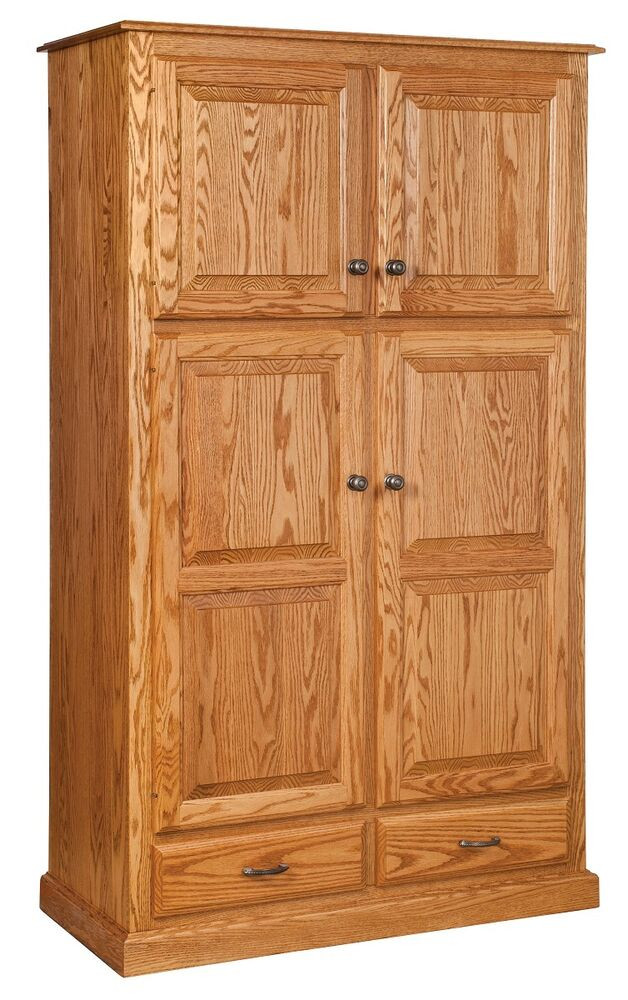 Best ideas about Large Pantry Cabinet
. Save or Pin Amish Country Traditional Kitchen Pantry Storage Cupboard Now.