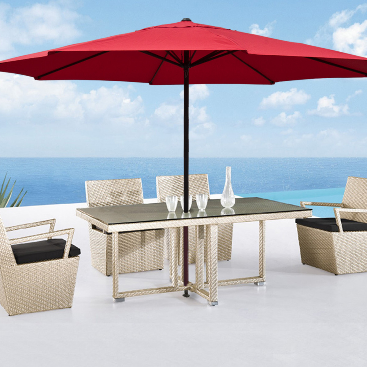 Best ideas about Large Patio Umbrellas
. Save or Pin 13 FT Feet Outdoor Patio Umbrella Tent Deck Gazebo Now.