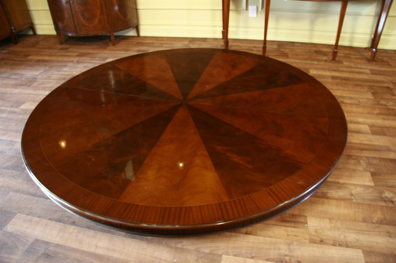 Best ideas about Large Round Dining Table
. Save or Pin 84" High End Round Mahogany Dining Table Antique Now.