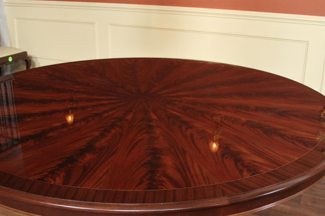 Best ideas about Large Round Dining Table
. Save or Pin 84" High End Round Mahogany Dining Table Dining Now.