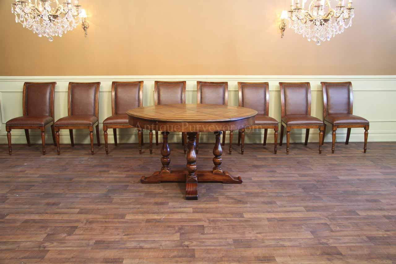 Best ideas about Large Round Dining Table
. Save or Pin round solid walnut dining table with hidden leaves Now.