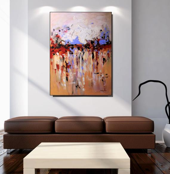 Best ideas about Large Vertical Wall Art
. Save or Pin Art Red Wall Art Vertical Wall Art Abstract by Now.