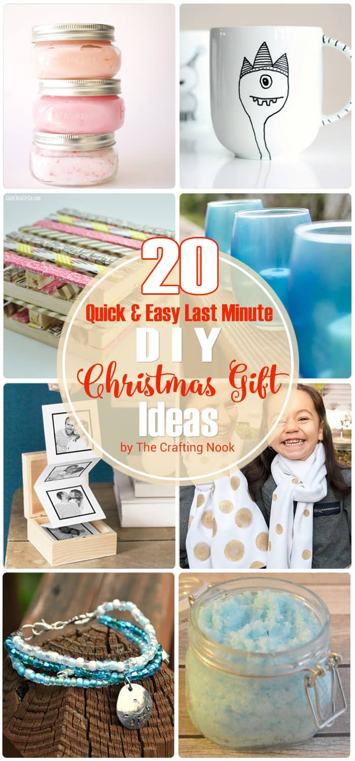 Best ideas about Last Minute DIY Christmas Gifts
. Save or Pin 20 Quick & Easy Last Minute DIY Christmas Gifts Now.