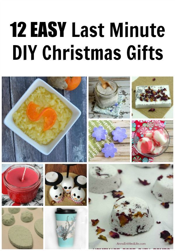 Best ideas about Last Minute DIY Christmas Gifts
. Save or Pin 12 EASY Last Minute DIY Christmas Gifts Now.