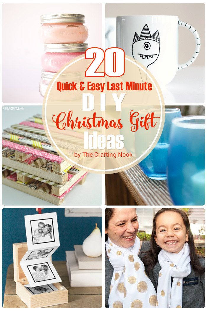 Best ideas about Last Minute DIY Christmas Gifts
. Save or Pin 20 Quick & Easy Last Minute DIY Christmas Gifts Now.