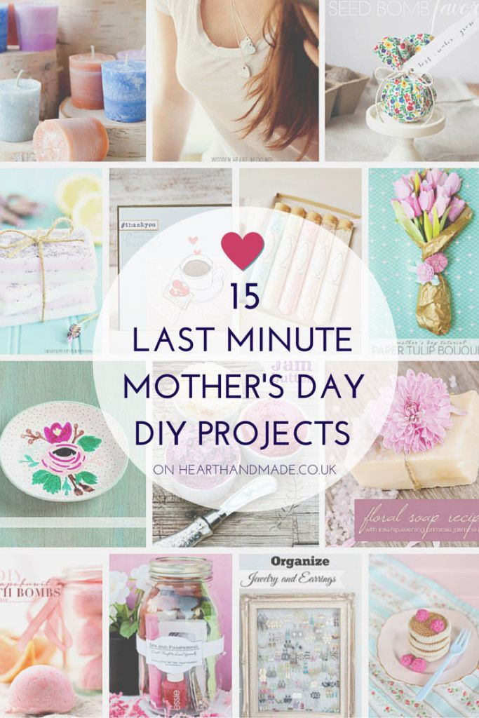 Best ideas about Last Minute DIY Mother'S Day Gifts
. Save or Pin 15 Last Minute Mother’s Day DIY Projects Now.