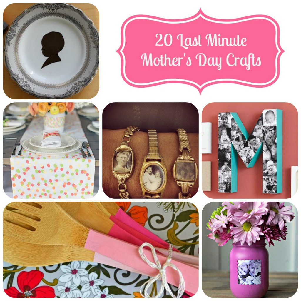 Best ideas about Last Minute DIY Mother'S Day Gifts
. Save or Pin 20 Last Minute Mother s Day Crafts Now.