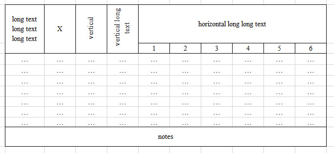 tabular vertical align Latex