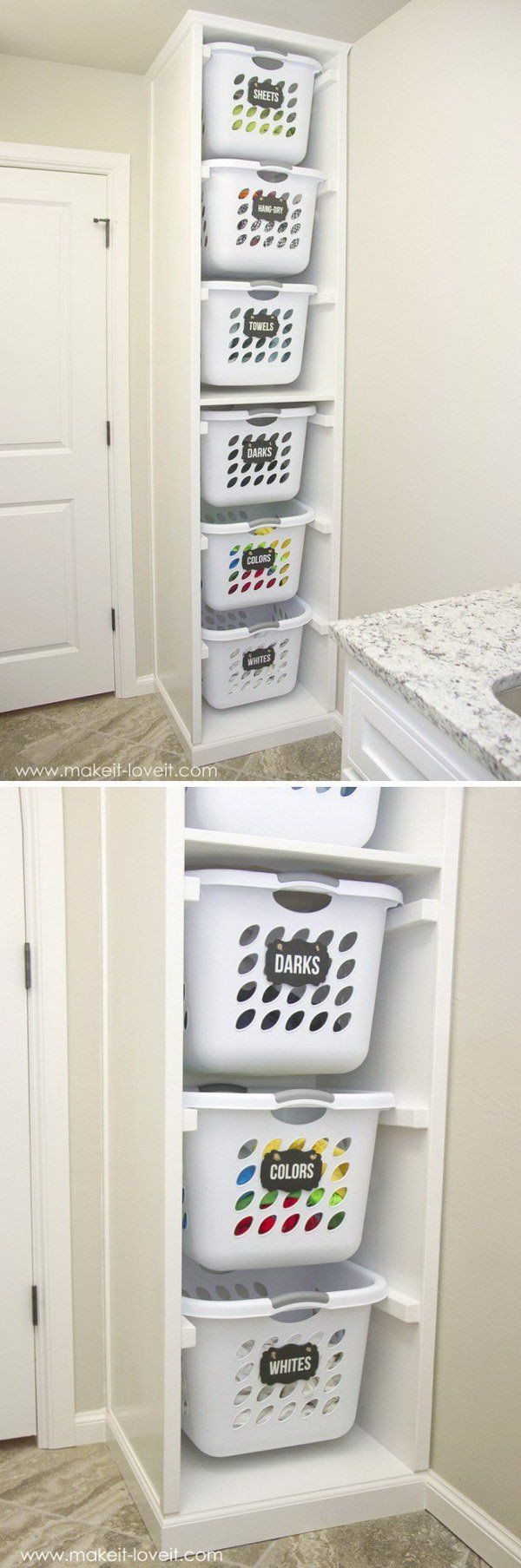 Best ideas about Laundry Basket Organizer DIY
. Save or Pin 25 best ideas about Laundry Basket Shelves on Pinterest Now.