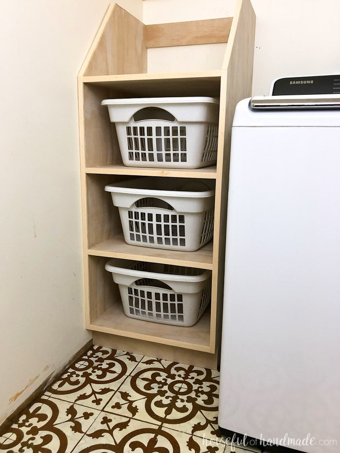 Best ideas about Laundry Basket Organizer DIY
. Save or Pin Stackable Laundry Basket Storage a Houseful of Handmade Now.