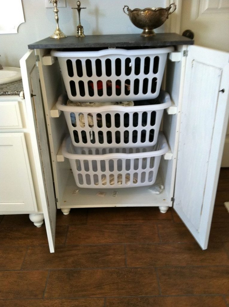 Best ideas about Laundry Basket Storage
. Save or Pin Super Clever Laundry Room Storage Solutions Now.