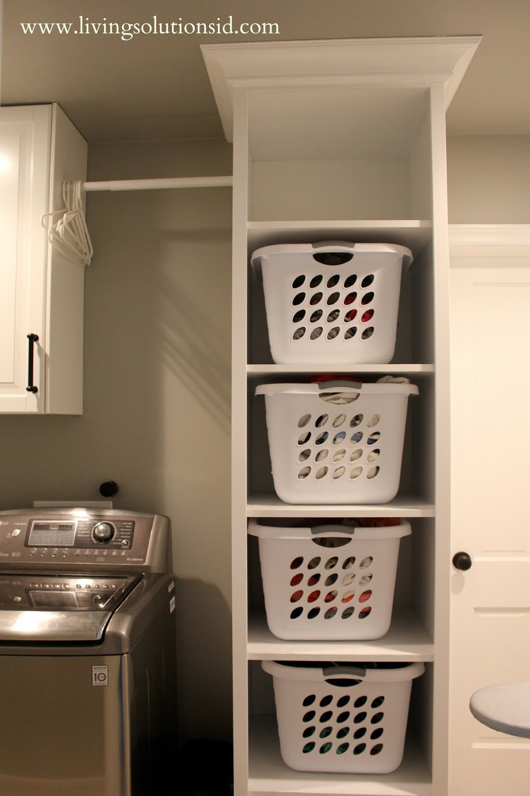 Best ideas about Laundry Basket Storage
. Save or Pin The Laundry Room Today Now.
