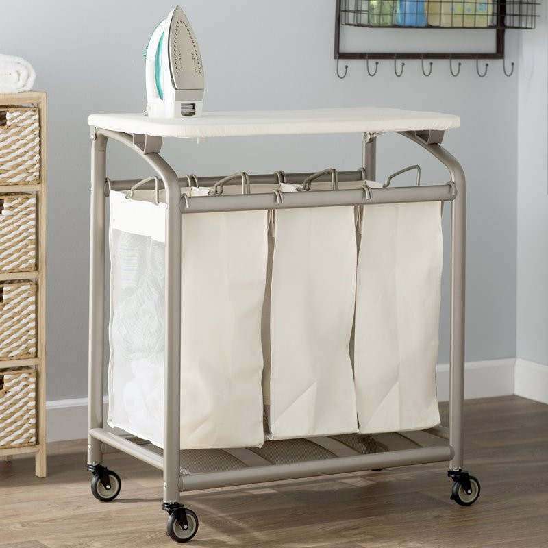 Best ideas about Laundry Folding Table
. Save or Pin The Twillery Co Laundry Sorter Hamper with Folding Table Now.