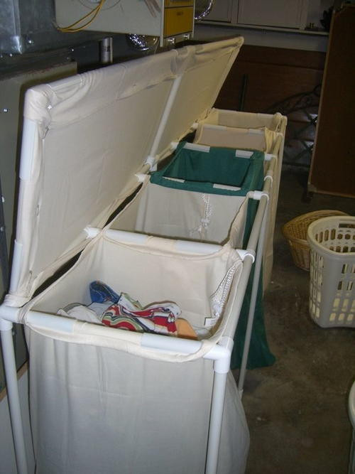 Best ideas about Laundry Organizer DIY
. Save or Pin Laundry PVC Project DIY Organization Now.