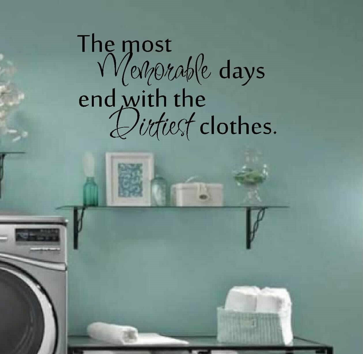 Best ideas about Laundry Room Art
. Save or Pin Laundry room decor wall art matt vinyl decal laundry Now.