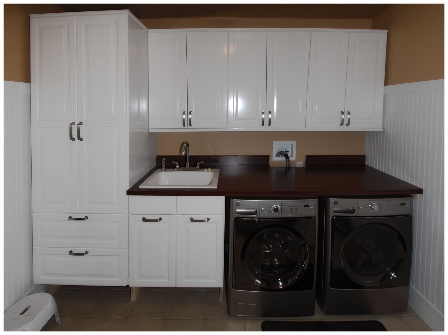 Best ideas about Laundry Room Cabinets
. Save or Pin Taylor Family New laundry room Now.