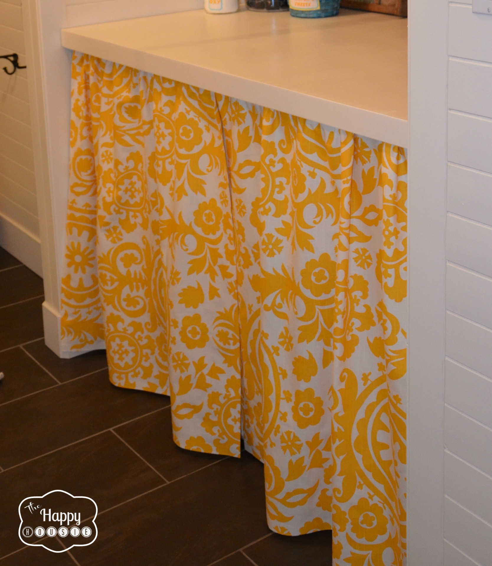 Best ideas about Laundry Room Curtains
. Save or Pin DIY A No Sew Curtain in the Laundry Room The Happy Housie Now.
