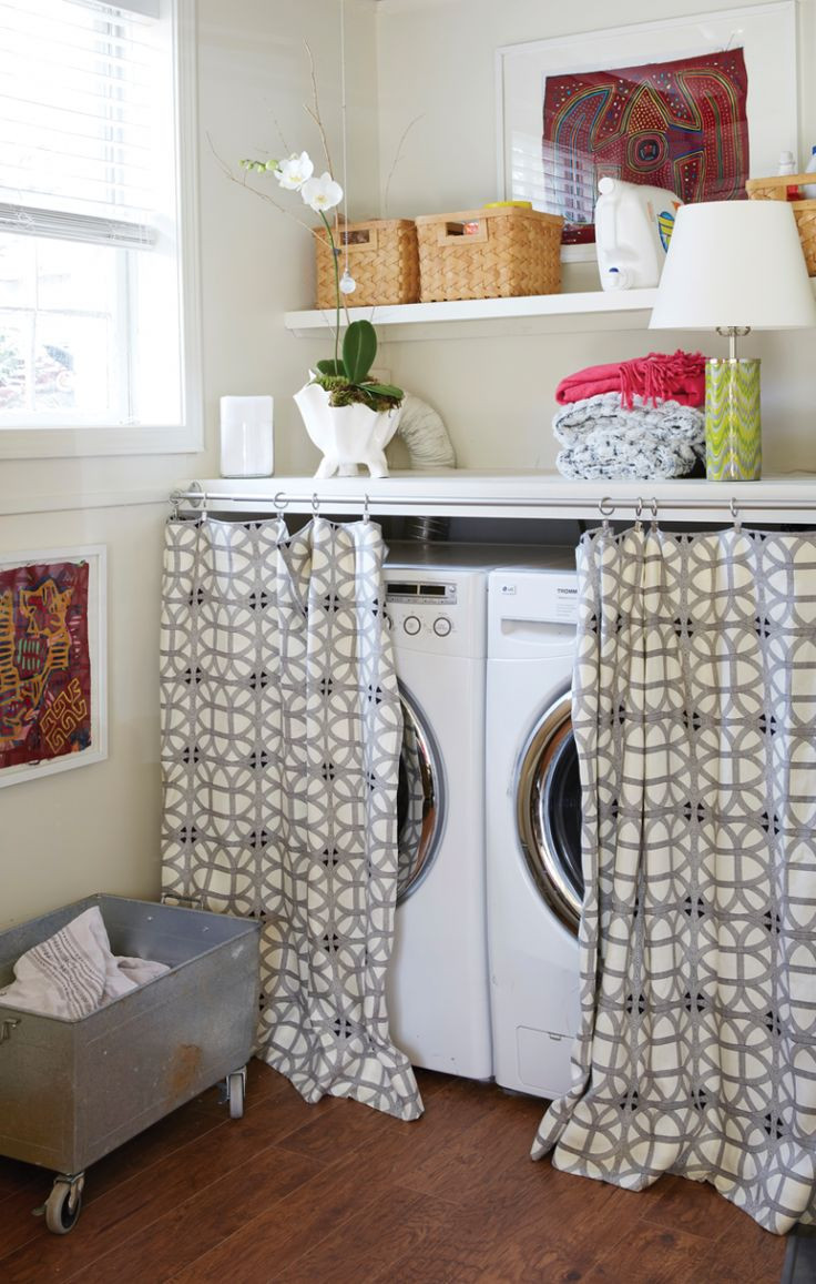 Best ideas about Laundry Room Curtains
. Save or Pin 15 Laundry Spaces That Cleverly Conceal Their Unsightly Now.