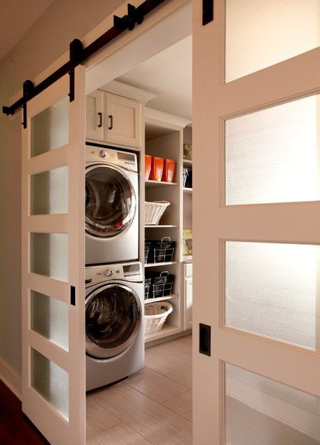Best ideas about Laundry Room Door Ideas
. Save or Pin Model Home Traditional Laundry Room detroit by Now.