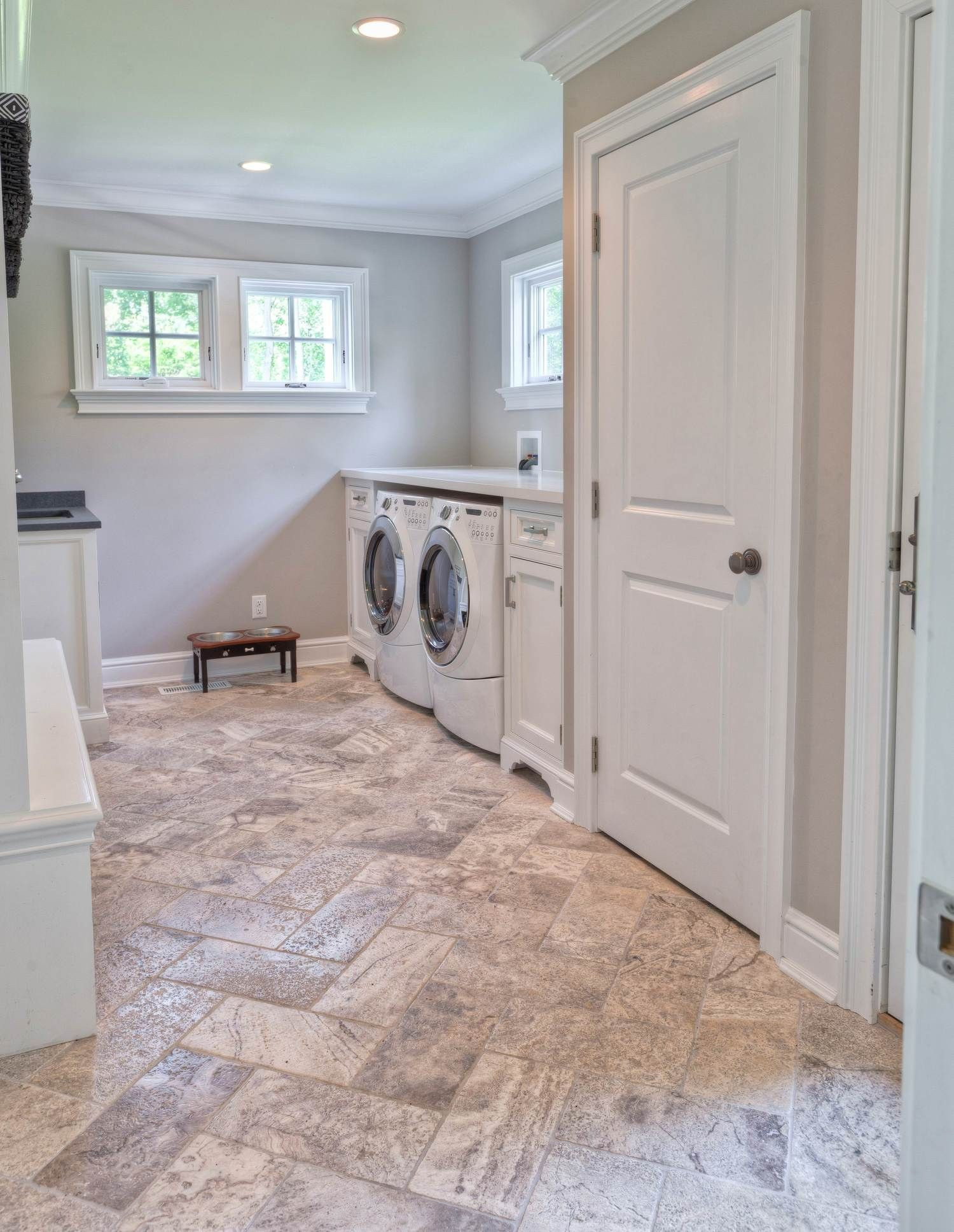 Best ideas about Laundry Room Floor
. Save or Pin Laundry Room Floor Tile Tumble 8x16 Silver Travertine Now.