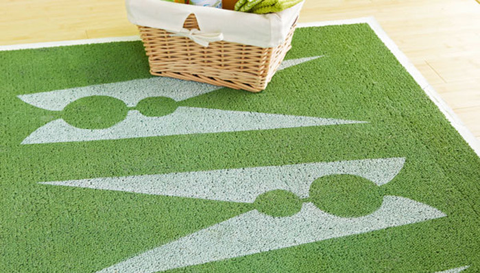 Best ideas about Laundry Room Mats
. Save or Pin Stenciled Laundry Room Rug Now.