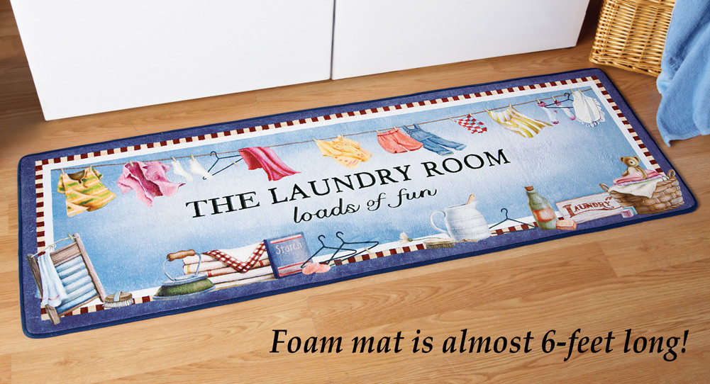 Best ideas about Laundry Room Mats
. Save or Pin Loads of Fun Laundry Room Floor Mat by Collections Etc Now.