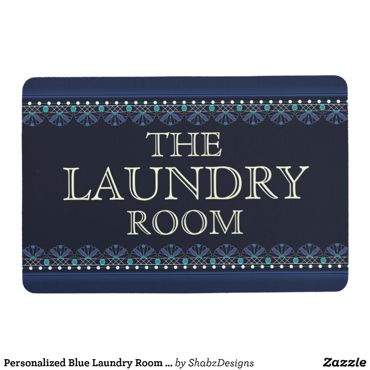 Best ideas about Laundry Room Mats
. Save or Pin Personalized Blue Laundry Room Sign Floor Mat Now.